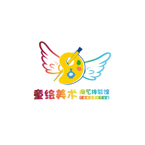 童绘美术陶艺体验馆logo设计