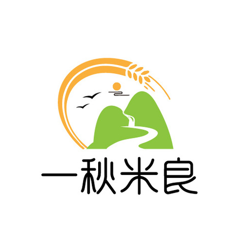 一秋米粮logo设计