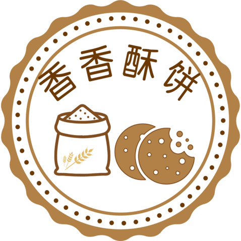 香香酥饼logo设计