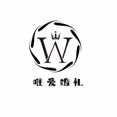 唯爱婚礼logo设计