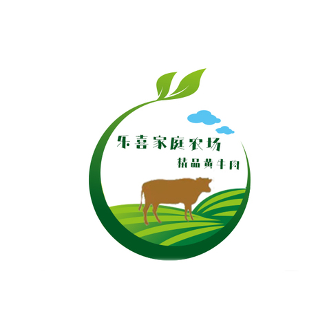 乐喜家庭农场logo设计