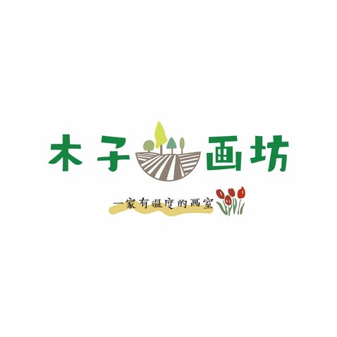 木子画坊logo设计