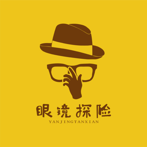 眼镜探险logo设计