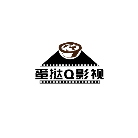 蛋挞Q影视logo设计