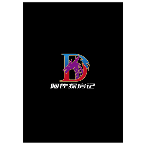 阿左探房记logo设计