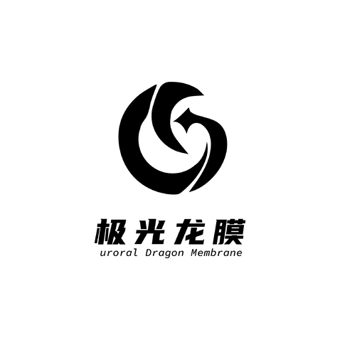 极光龙膜logo设计