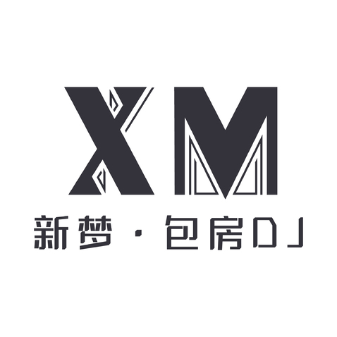 新梦·包房DJlogo设计