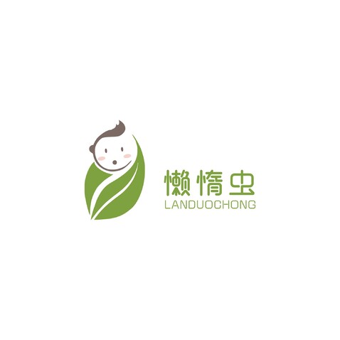 懒惰虫logo设计