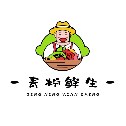 青柠鲜生logo设计