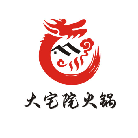 大宅院火锅logo设计