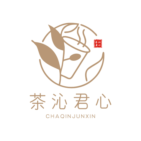 茶沁logo设计