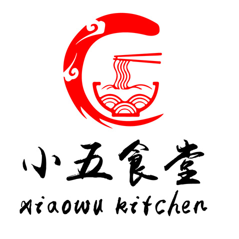 小五食堂logo设计