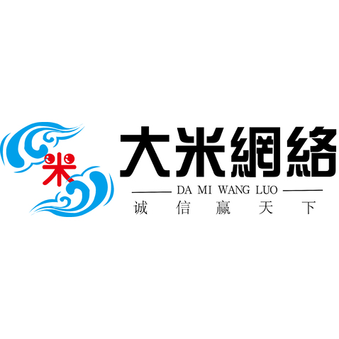 大米网络logo设计