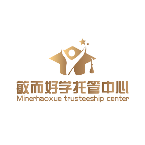 敏而好学托管中心logo设计