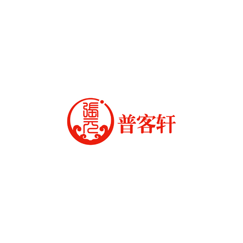 普客轩logo设计