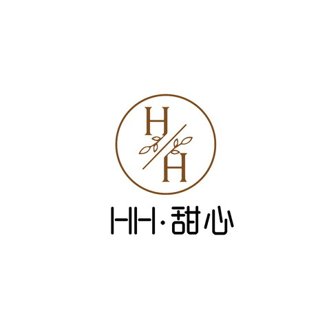 HH•甜心logo设计