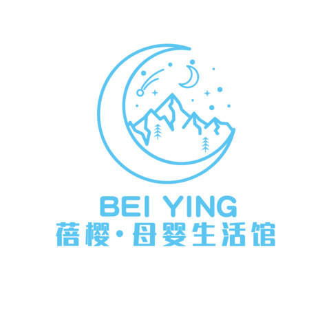 蓓樱 母婴生活馆logo设计