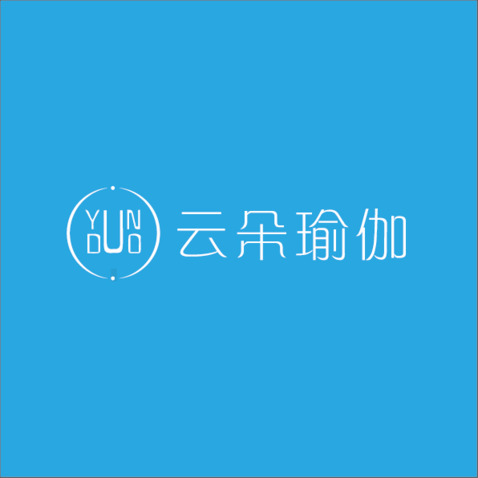 云朵瑜伽logo设计