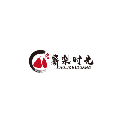 薯梨时光logo设计