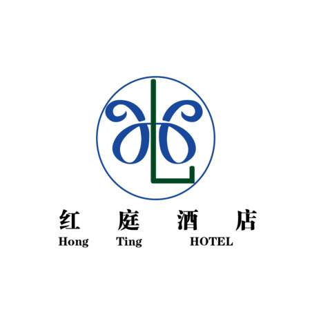 红庭酒店logo设计