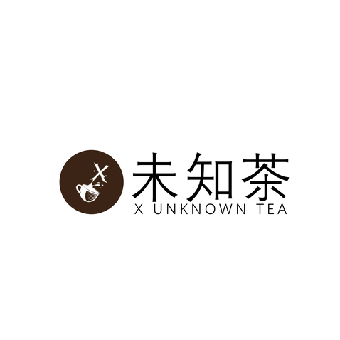 X未知茶logo设计