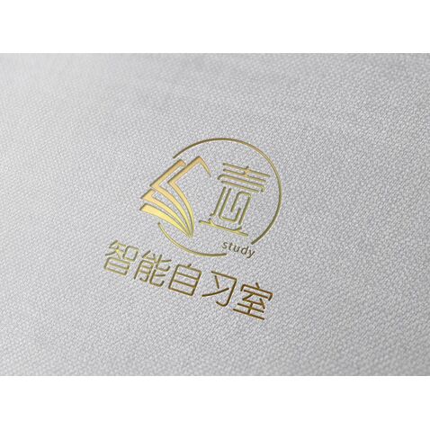 壹心study自习室logo设计