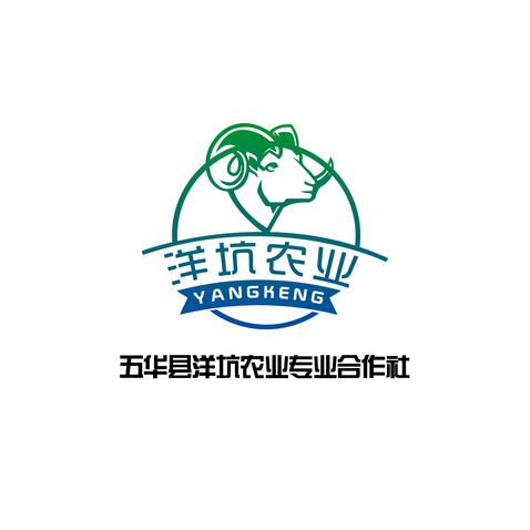 洋坑农业logo设计