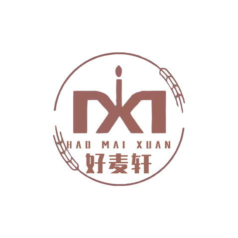 好麦轩蛋糕店logo设计