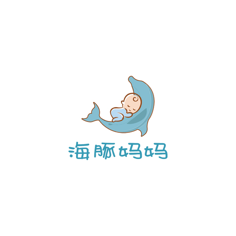 海豚妈妈logo设计