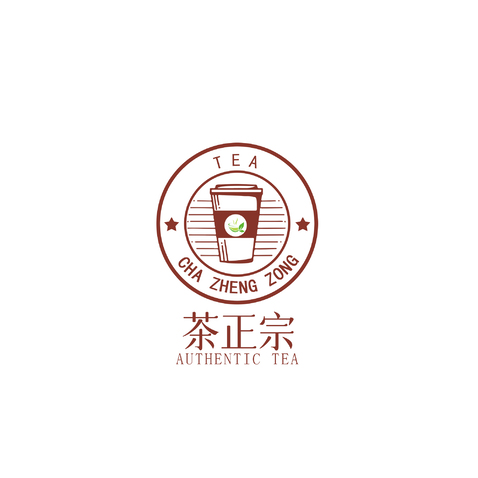 茶正宗logo设计