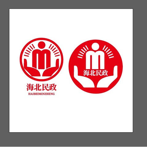 海北民政logo设计