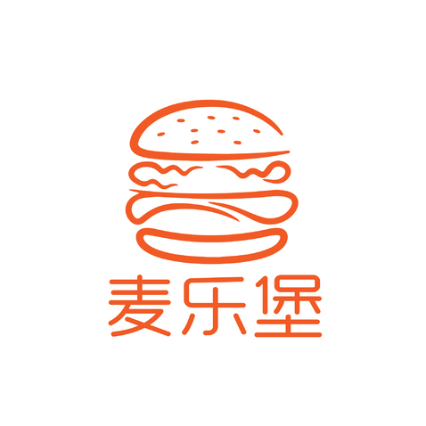 麦乐堡logo设计