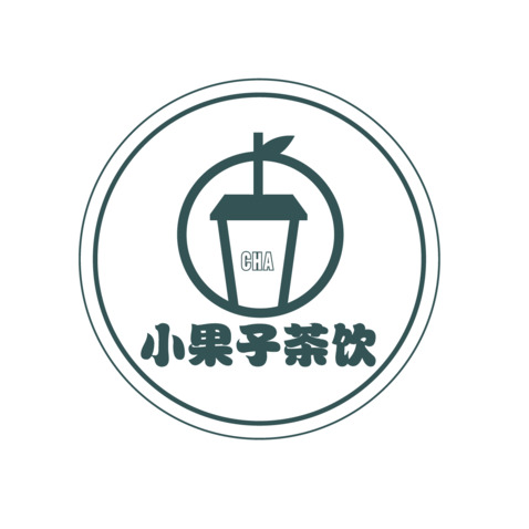 小果子茶饮logo设计