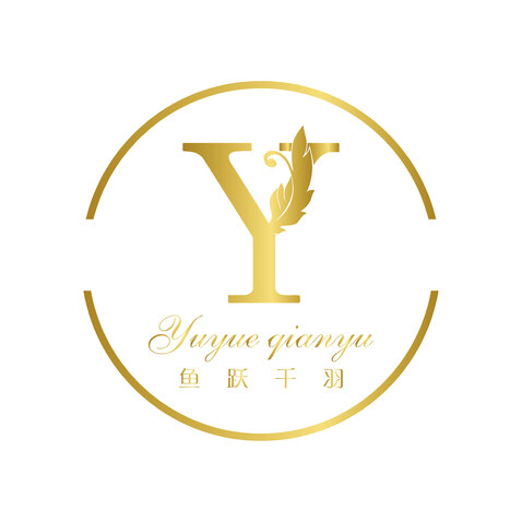 鱼跃千羽logo设计