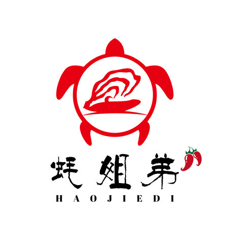 蚝姐弟logo设计