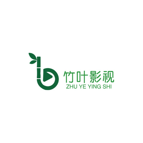 竹叶影视logo设计