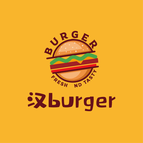 汉burgerlogo设计