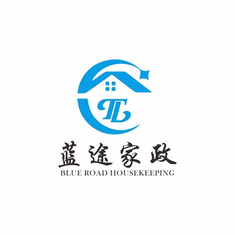 蓝途家政有限公司1logo设计