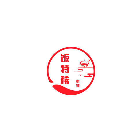 饭特稀粥铺logo设计