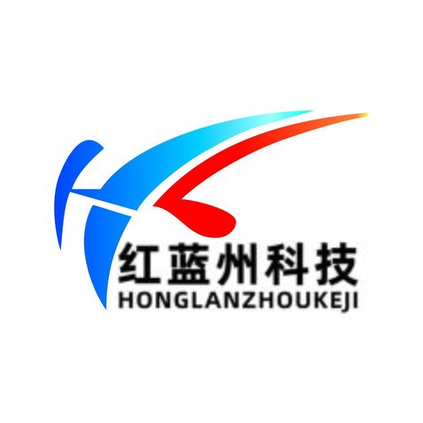 红蓝州科技logo设计