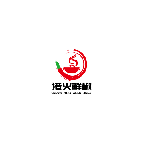 港火鲜椒logo设计