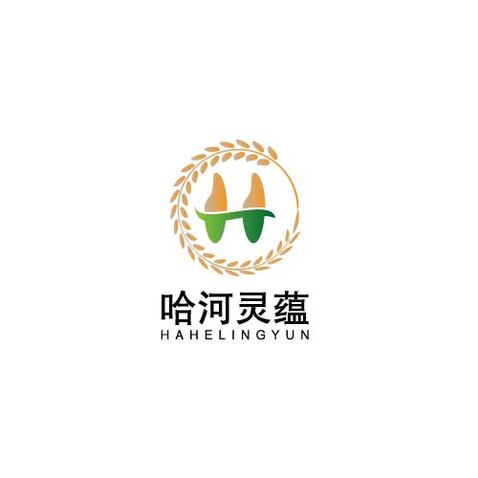 哈河灵蕴logo设计