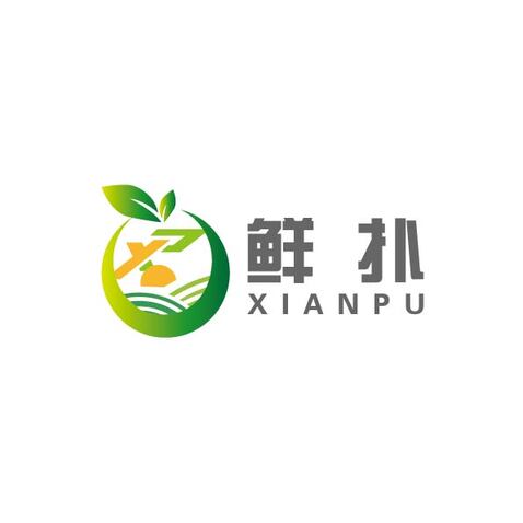 鲜扑logo设计