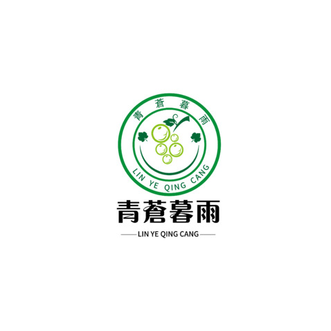 青苍暮雨logo设计