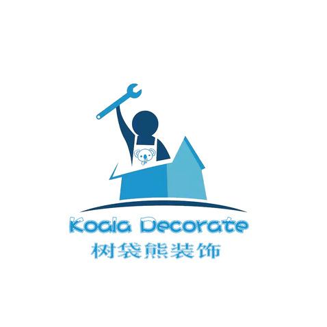 树袋熊装饰logo设计