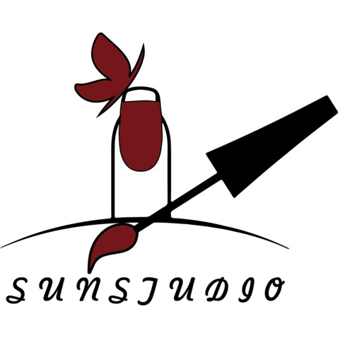 SUNSTUDIO美甲美睫logo设计