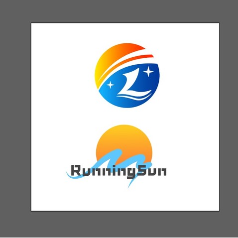 running sunlogo设计