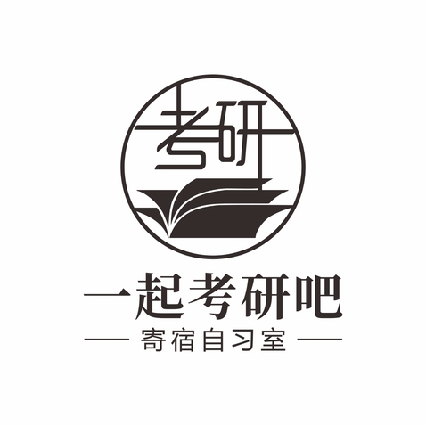 一起考研吧logo设计