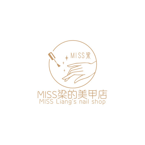 MISS梁logo设计