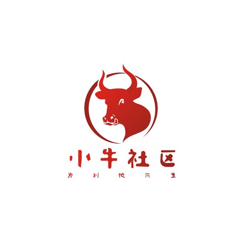 小牛社区LOGOlogo设计